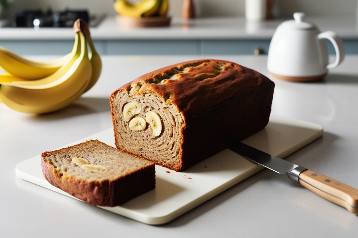 "4-ingredient banana bread,"