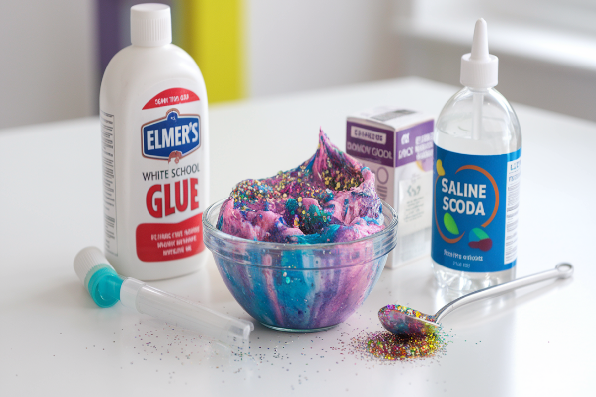 How to make 3 ingredient slime