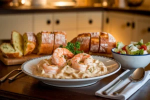 What side goes with Shrimp Alfredo