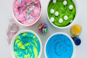 Fluffy slime ingredients