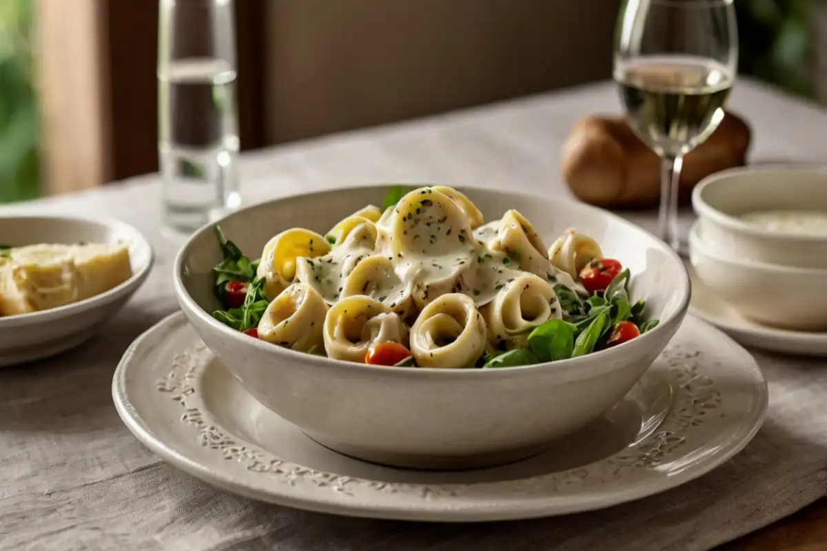 What to eat with Tortellini Alfredo