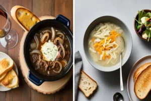 French vs. American Soup