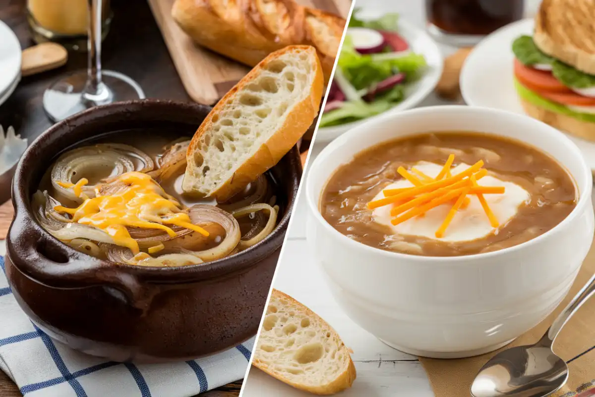 French vs. American Soup