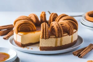 Easy Churro Cheesecake