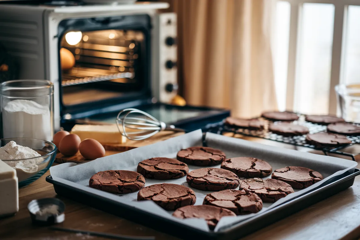 Why are my brownie cookies flat?