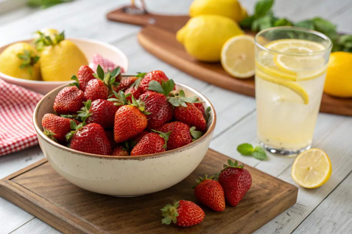 strawberries lemonade recipe